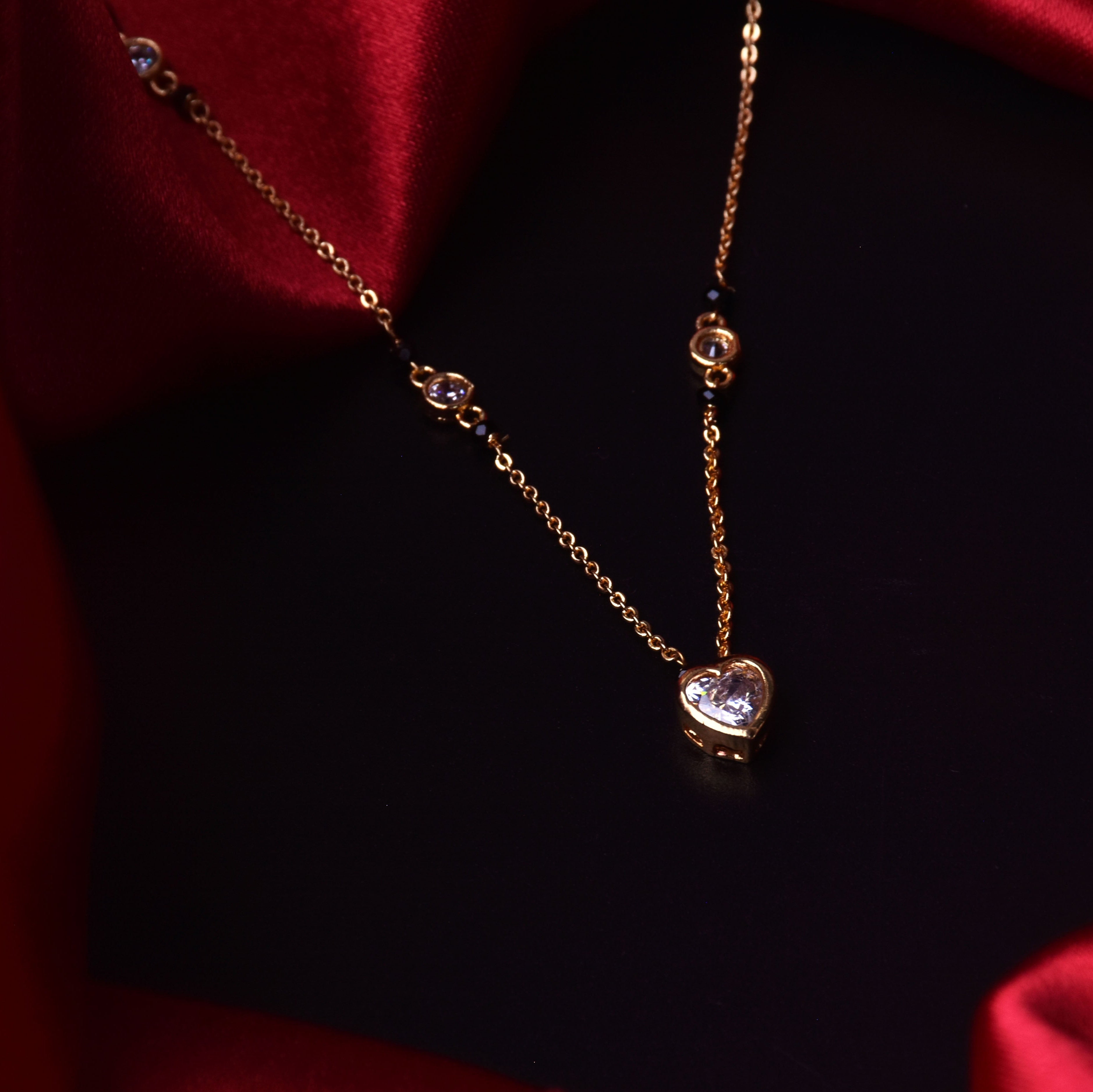 Love Heart Mangalsutra