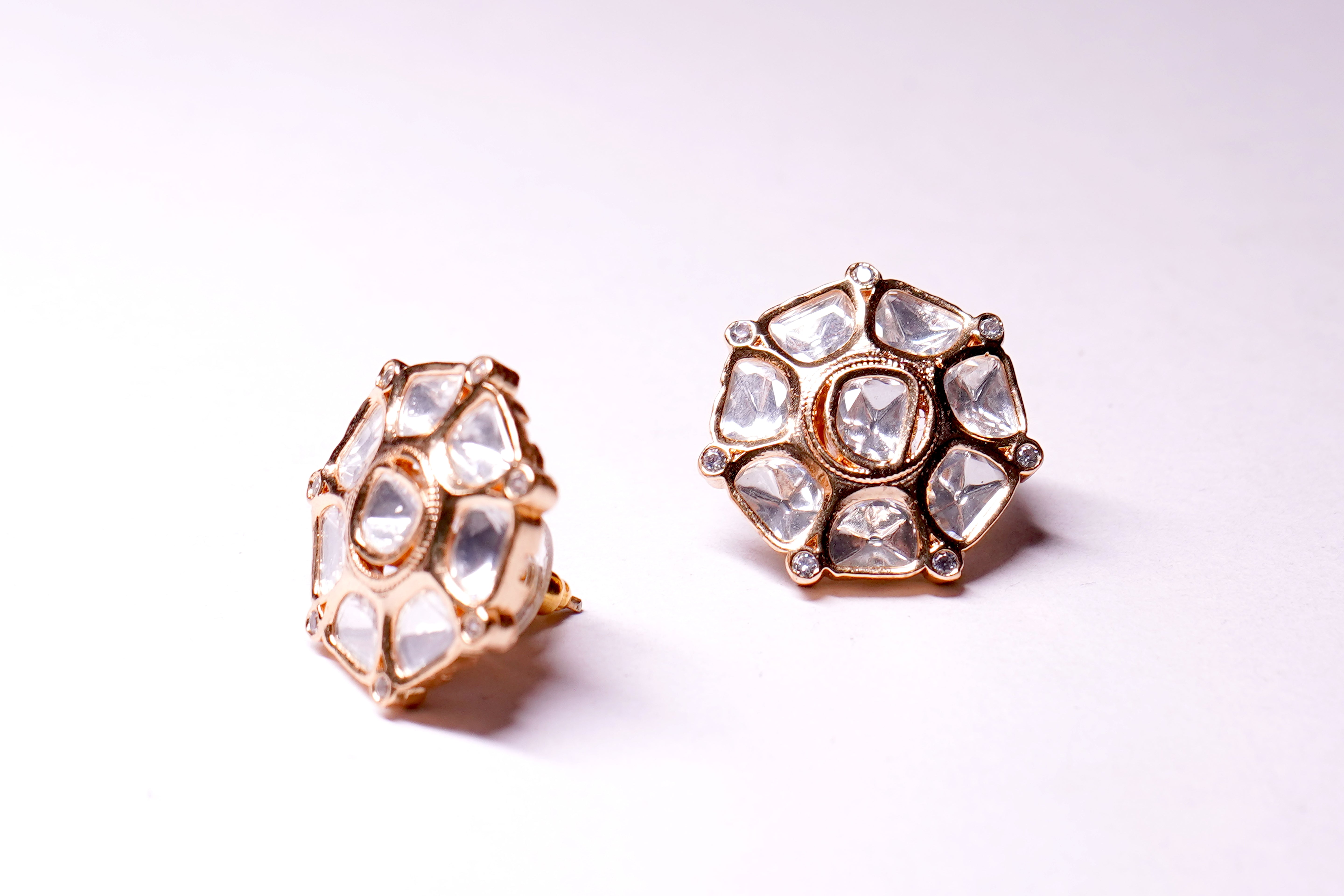 Classy Moissanite Stud Earrings with Brilliant Sparkle Prime Touch