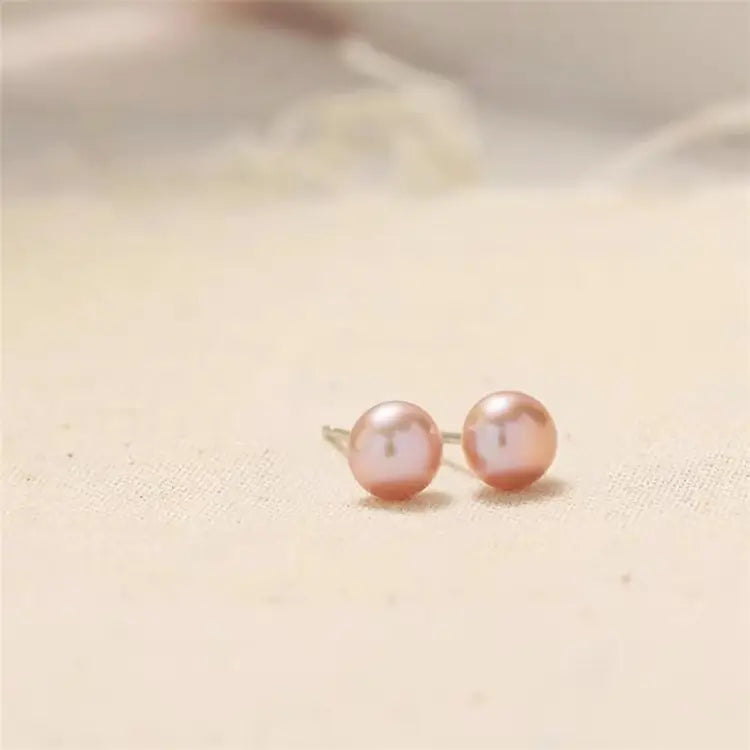 Accessories Freshwater Natural Pearl Stud Earrings