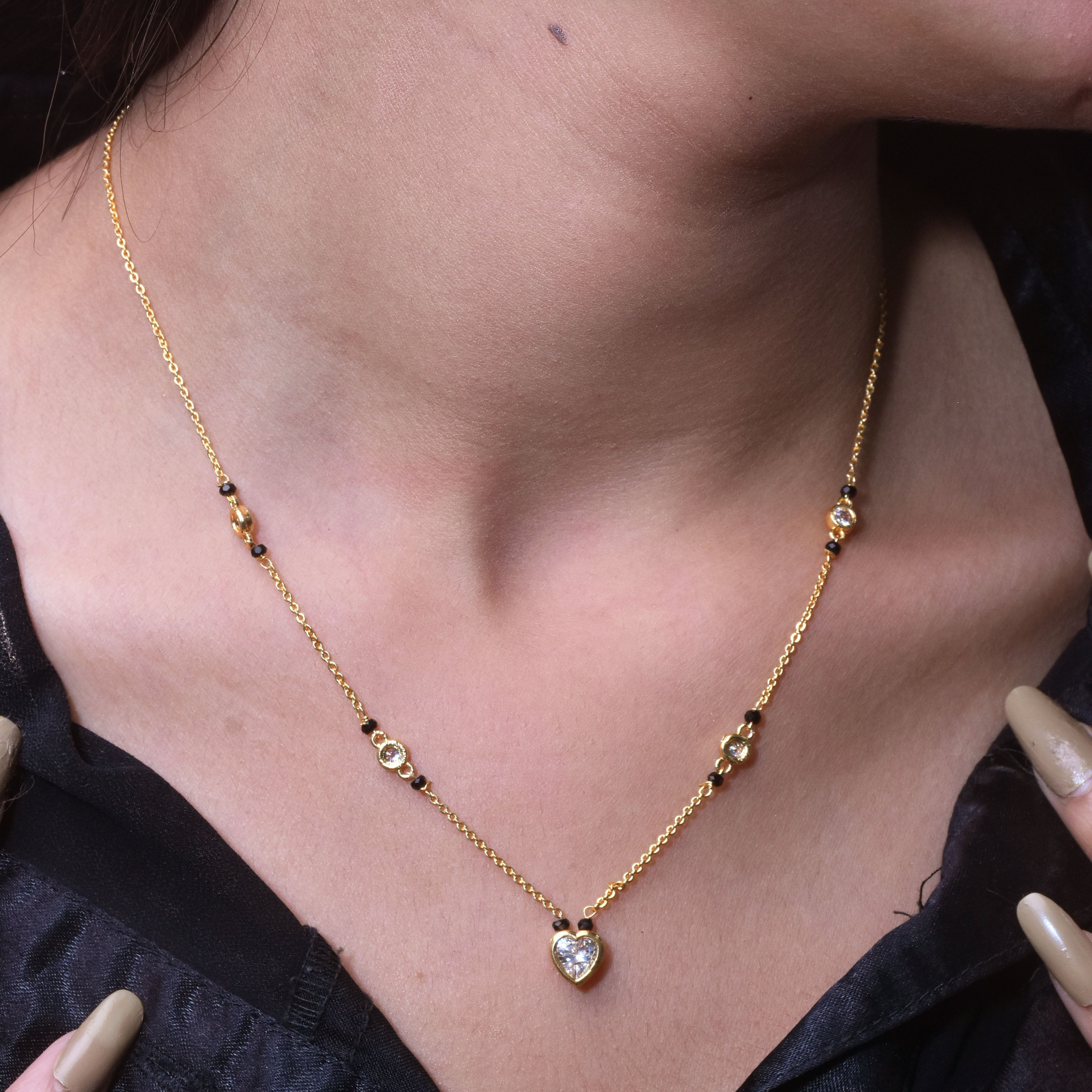 Love Heart Mangalsutra