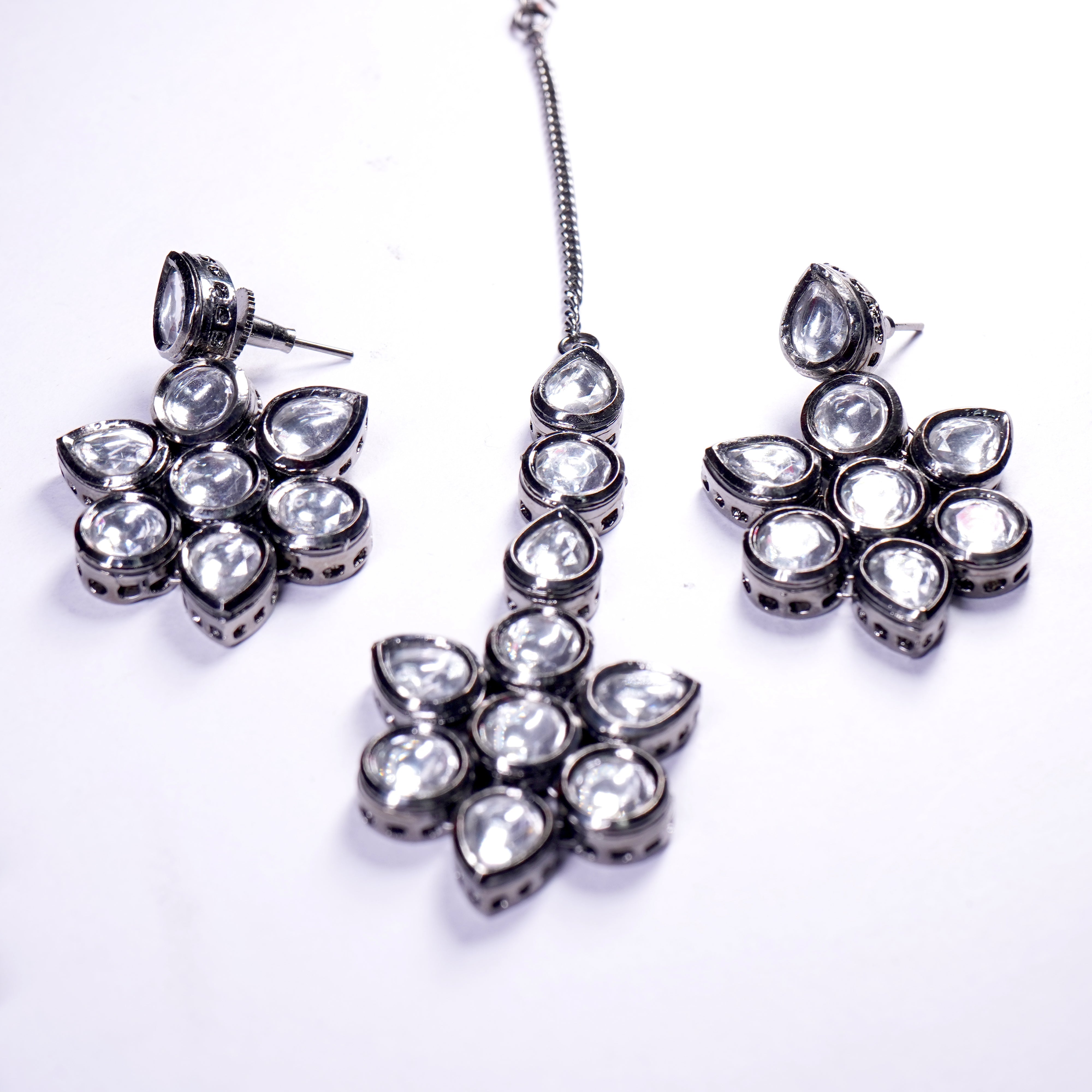 Victorian Kundan New Trend Handcrafted Necklace Set