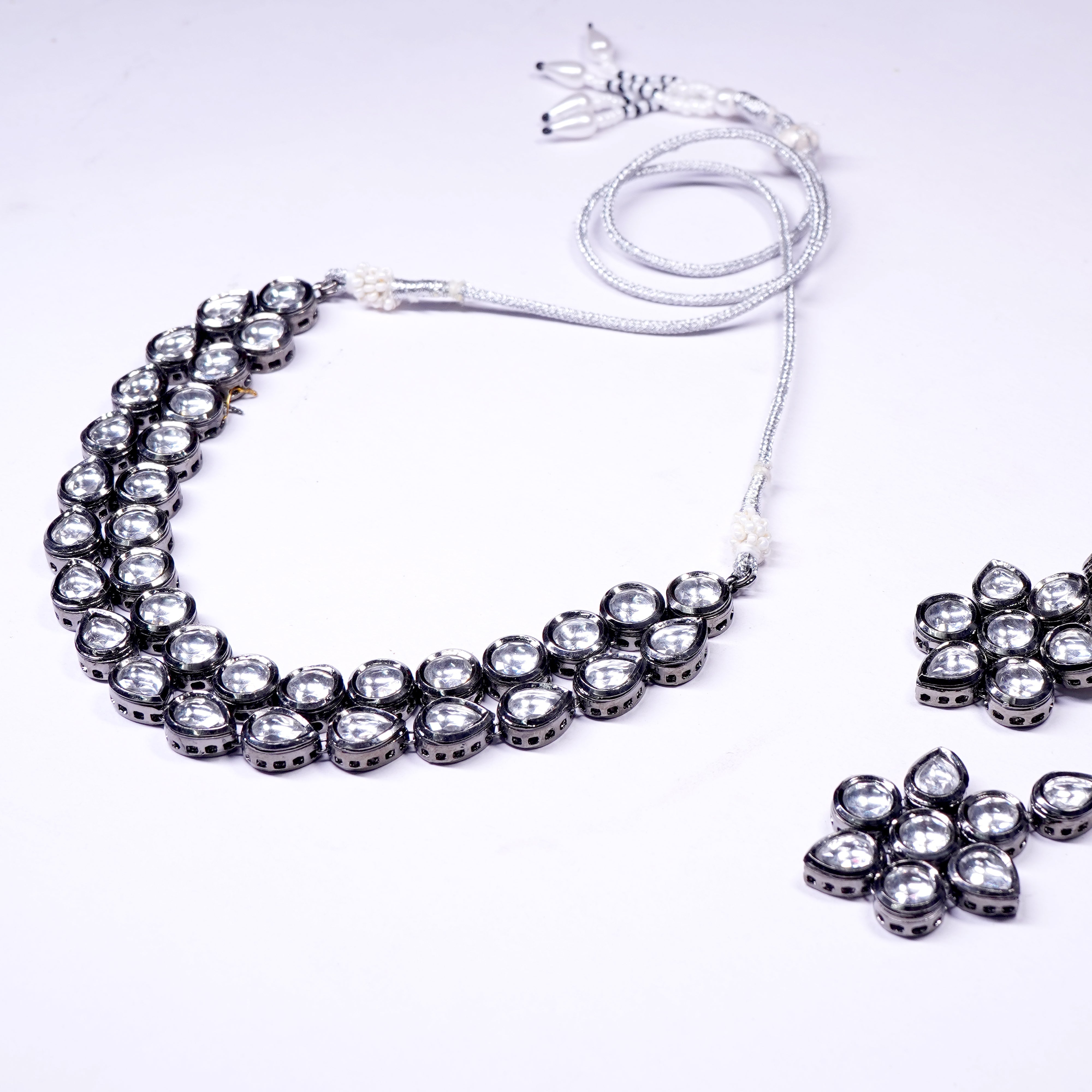 Victorian Kundan New Trend Handcrafted Necklace Set