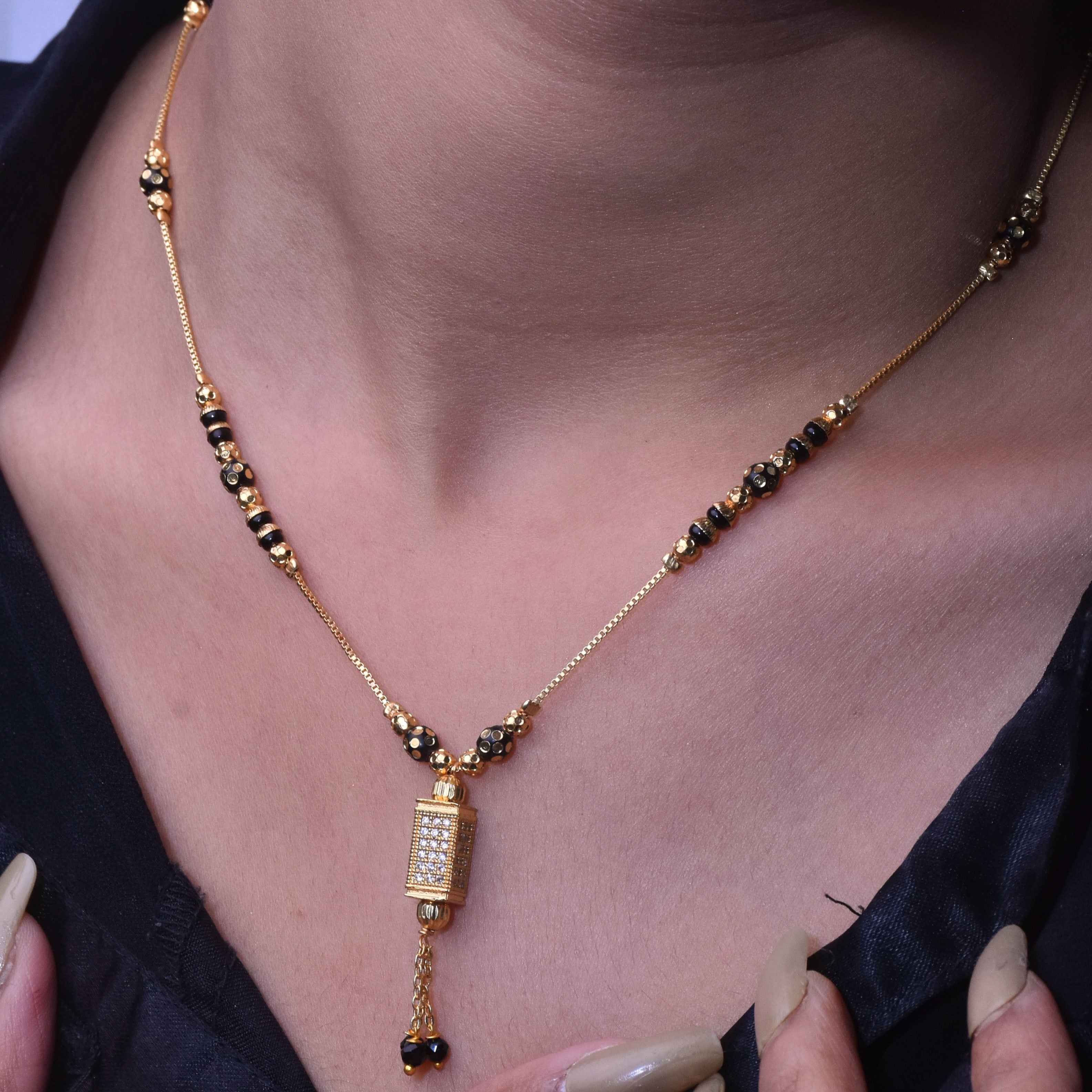 Aarohi Gold Plated Mangalsutra